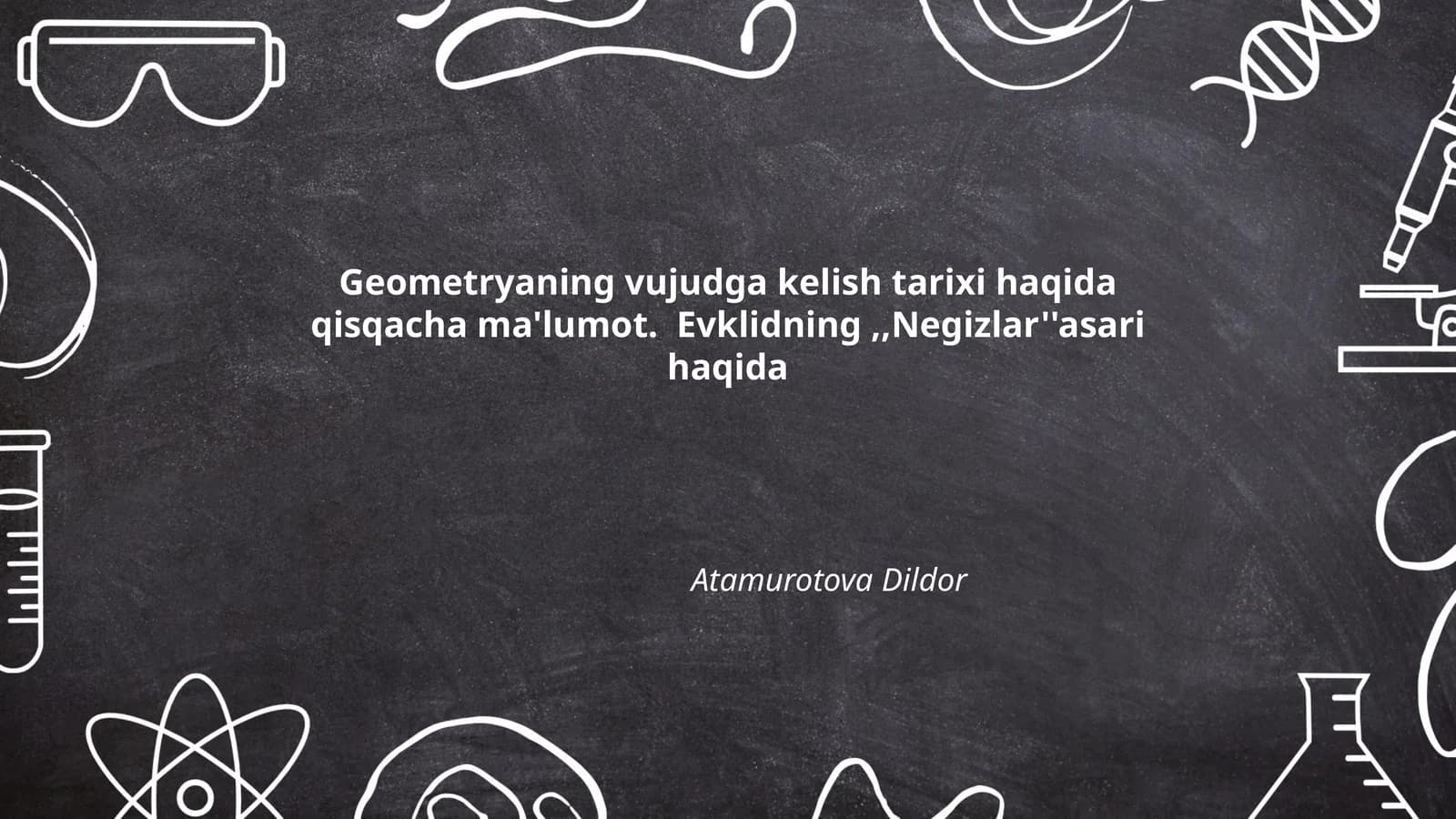 Geometryaning vujudga kelish tarixi