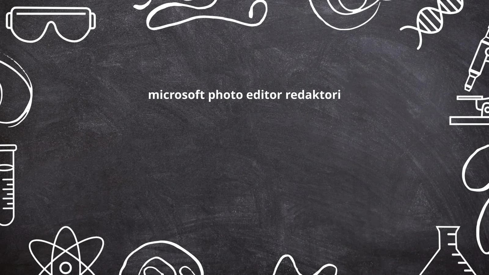 Microsoft Photo Editor