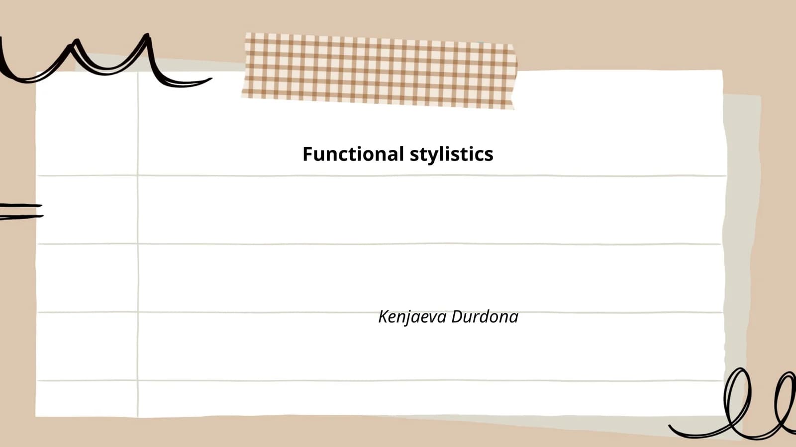 Functional stylistics