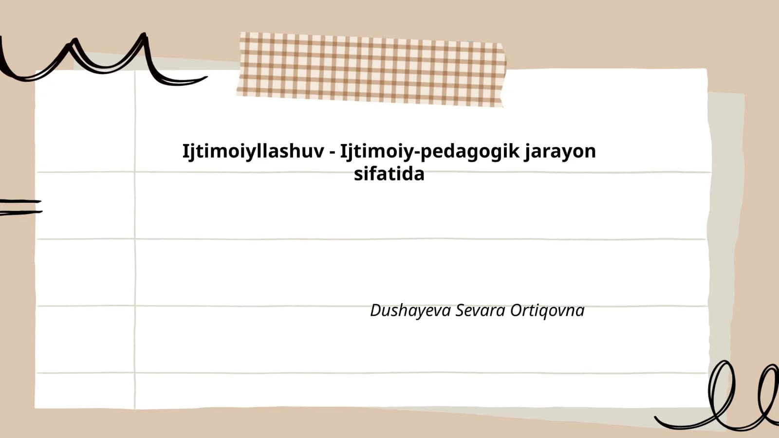 Ijtimoiyllashuv - Ijtimoiy-pedagogik jarayon sifatida