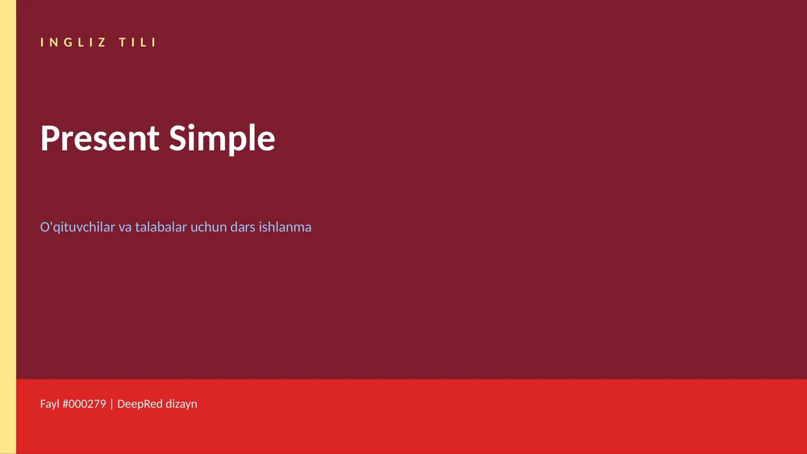 Present Simple
