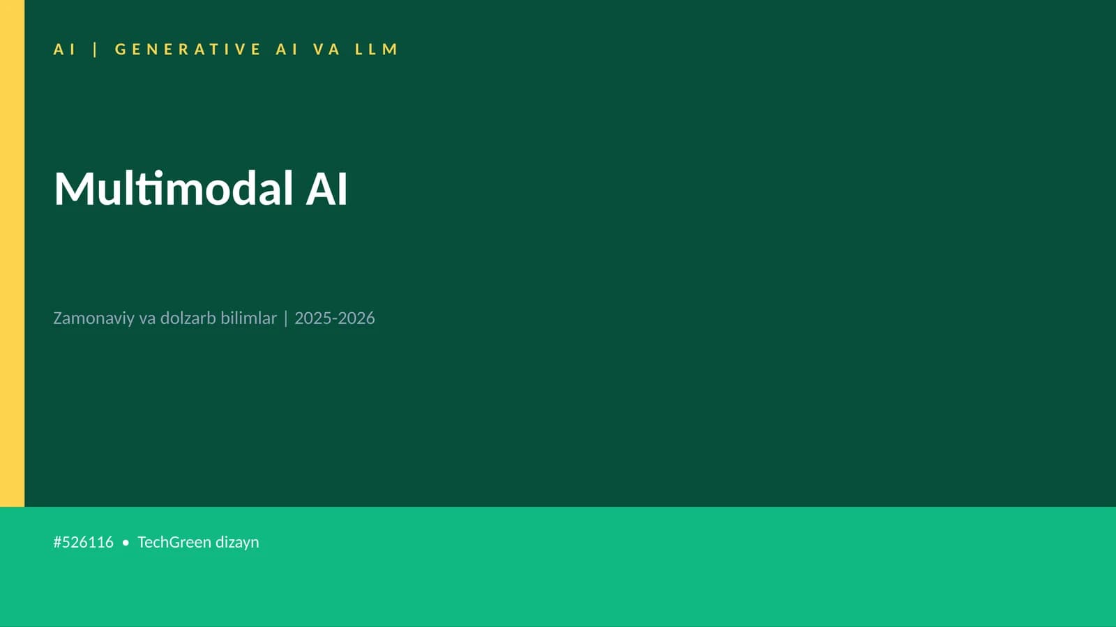 Multimodal AI