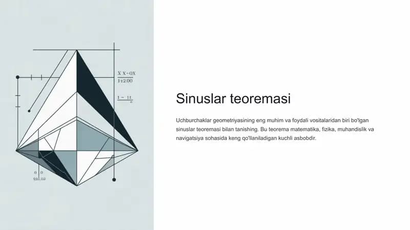 Sinuslar teoremasi