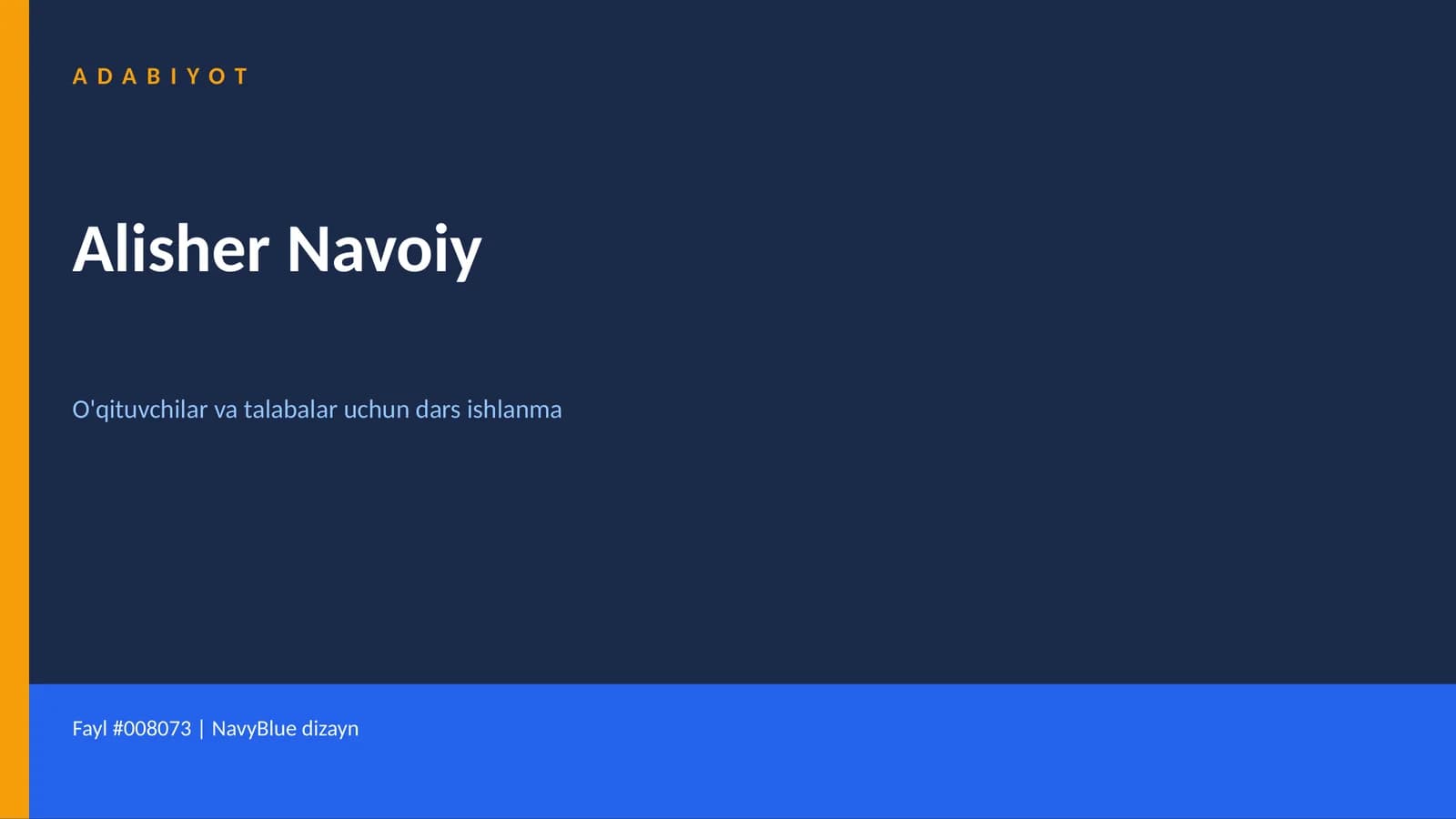 Alisher Navoiy
