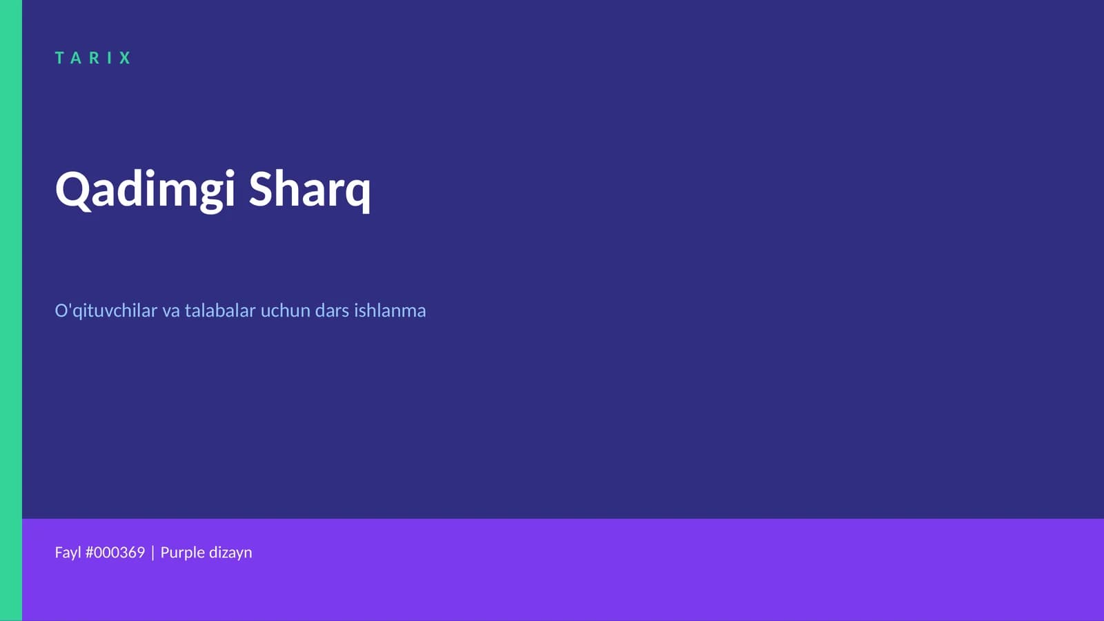 Qadimgi Sharq