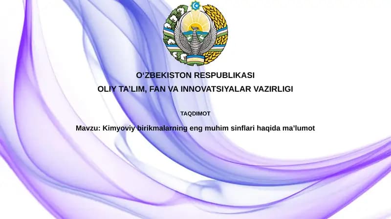 Kimyoviy birikmalar