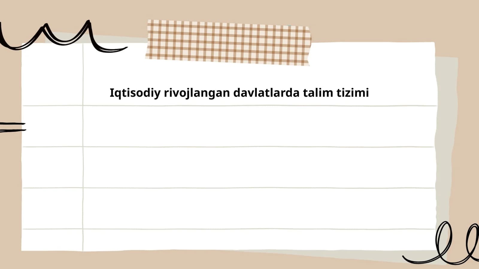 Iqtisodiy rivojlangan davlatlarda talim tizimi