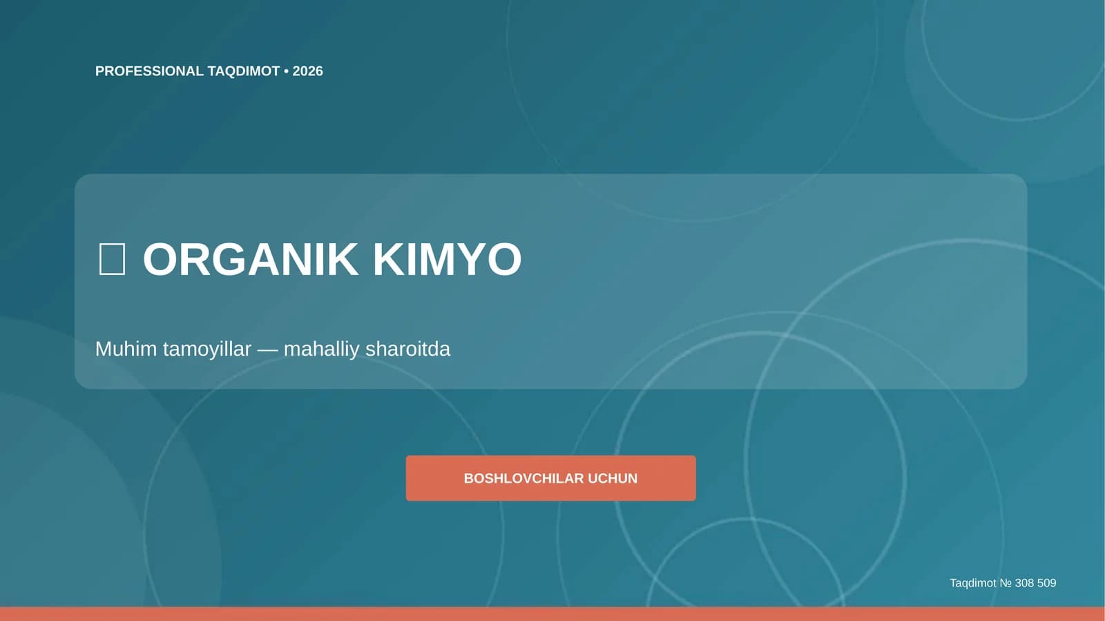 ORGANIK KIMYO