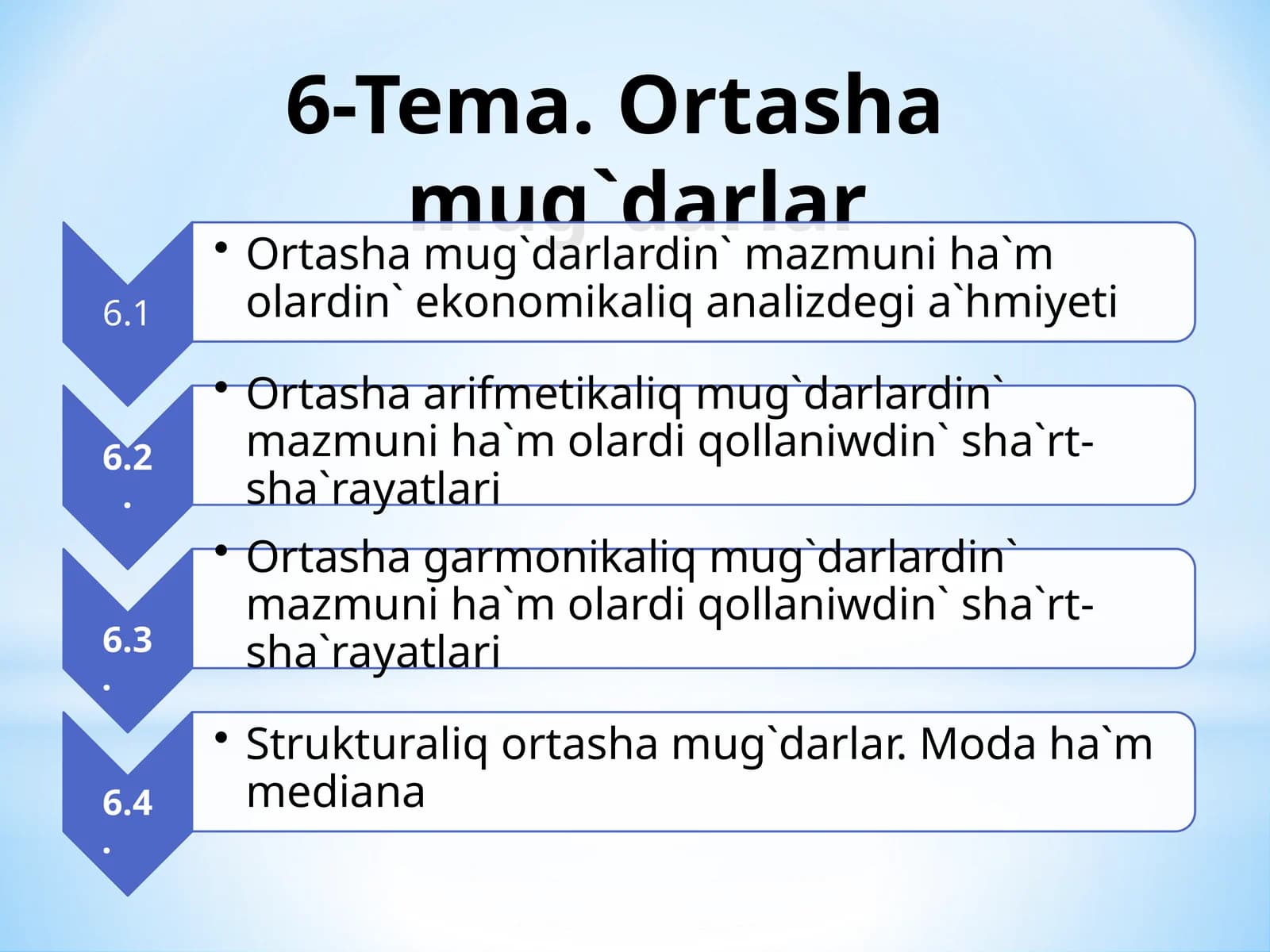 Ortasha mug`darlar