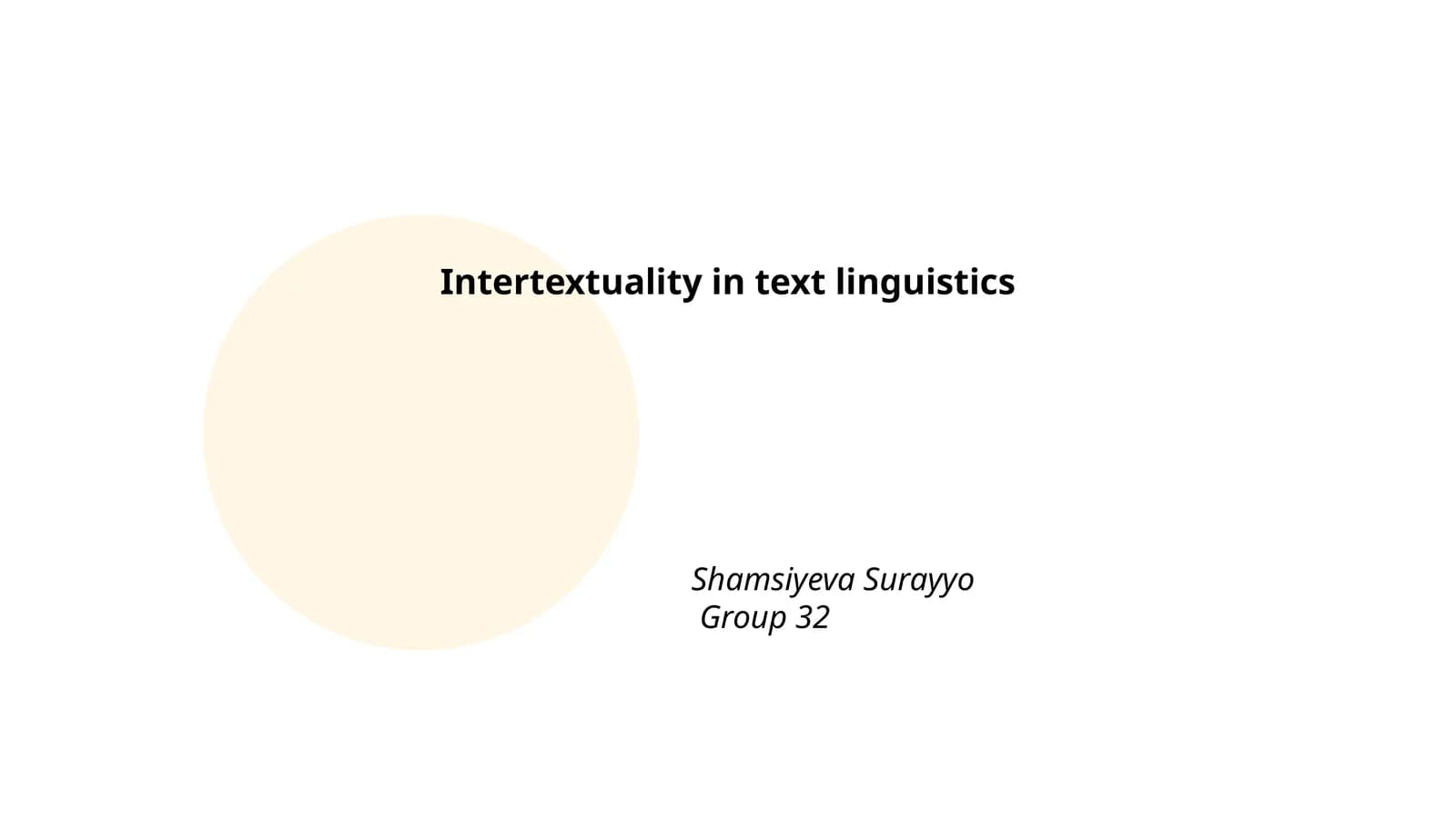 Intertextuality in text linguistics