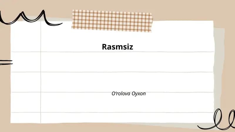 Rasmsiz Oʻrolova Oyxon