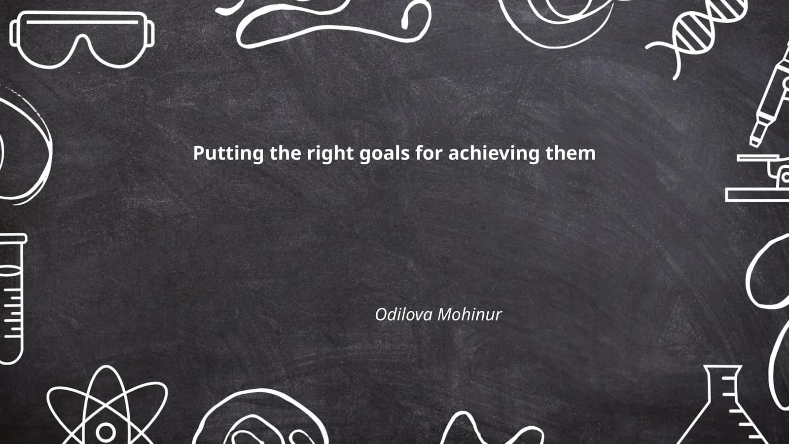 Setting SMART Goals