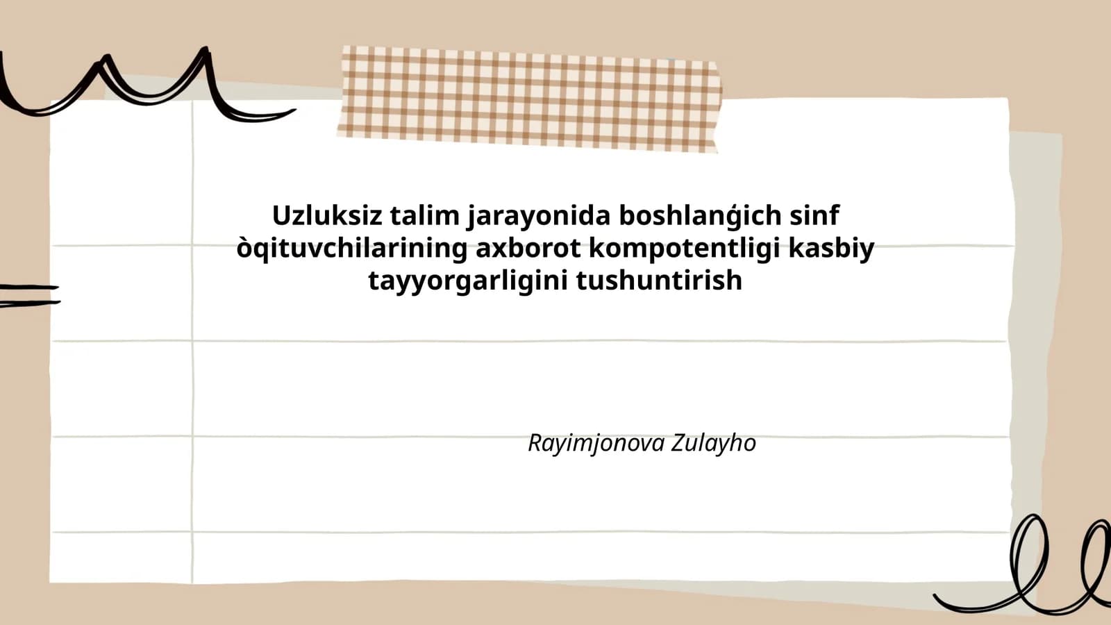 Axborot-kommunikatsiya texnologiyalari asoslari