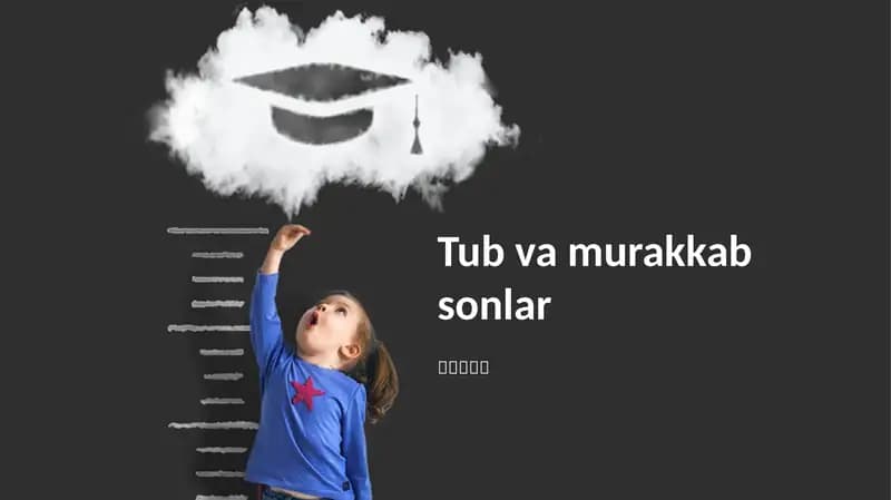 Tub va murakkab sonlar
