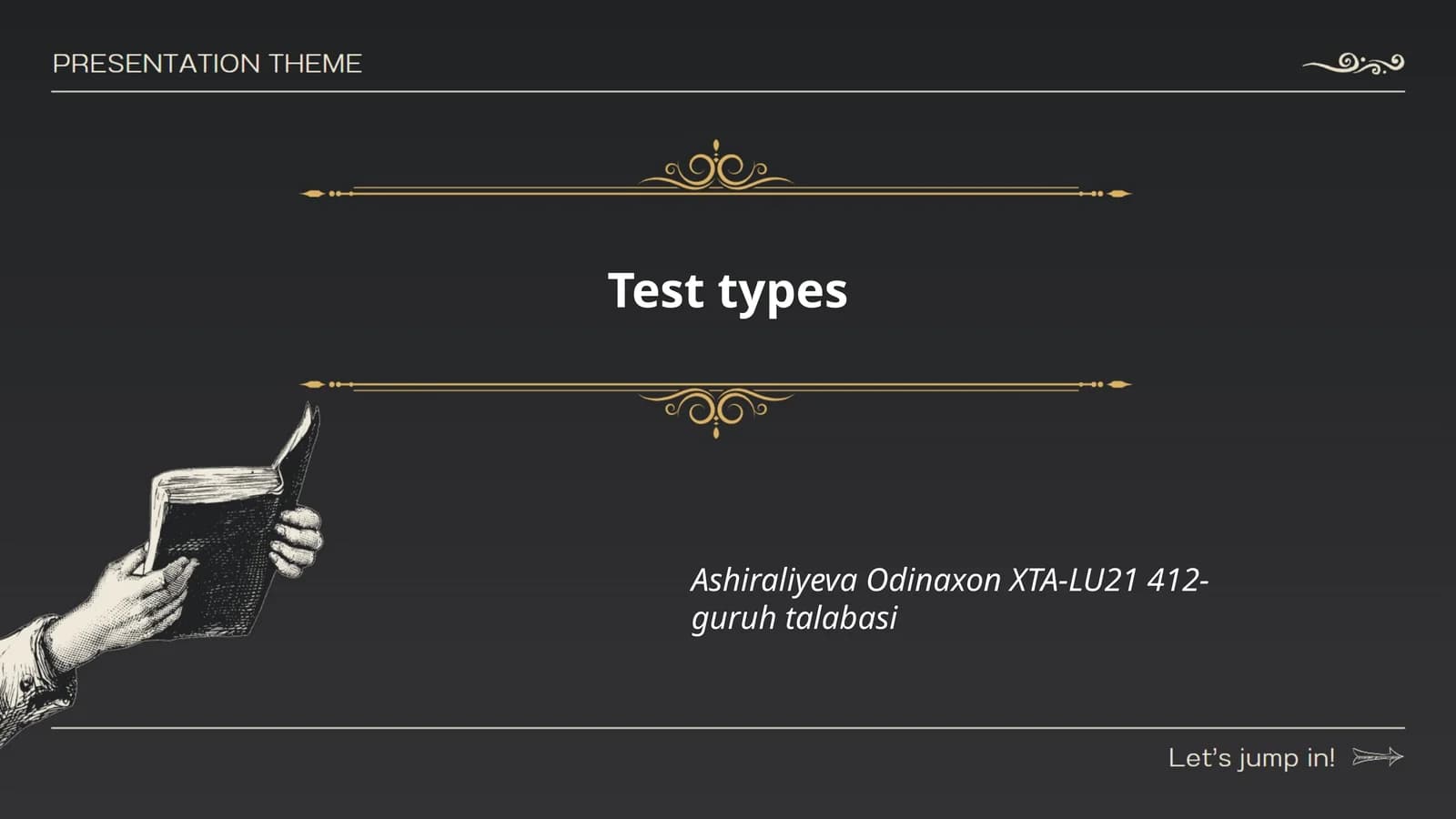 Test types