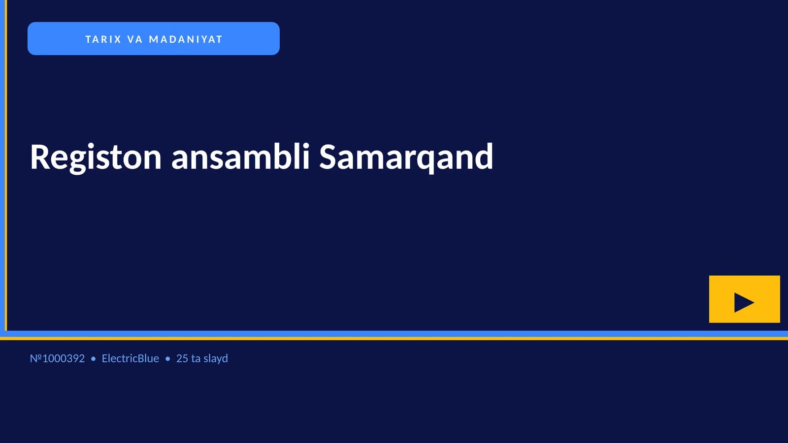 Registon ansambli Samarqand
