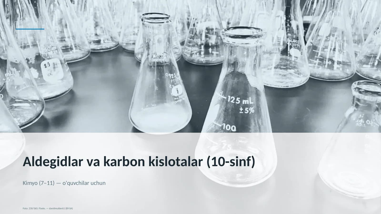 Aldegidlar va karbon kislotalar (10-sinf)