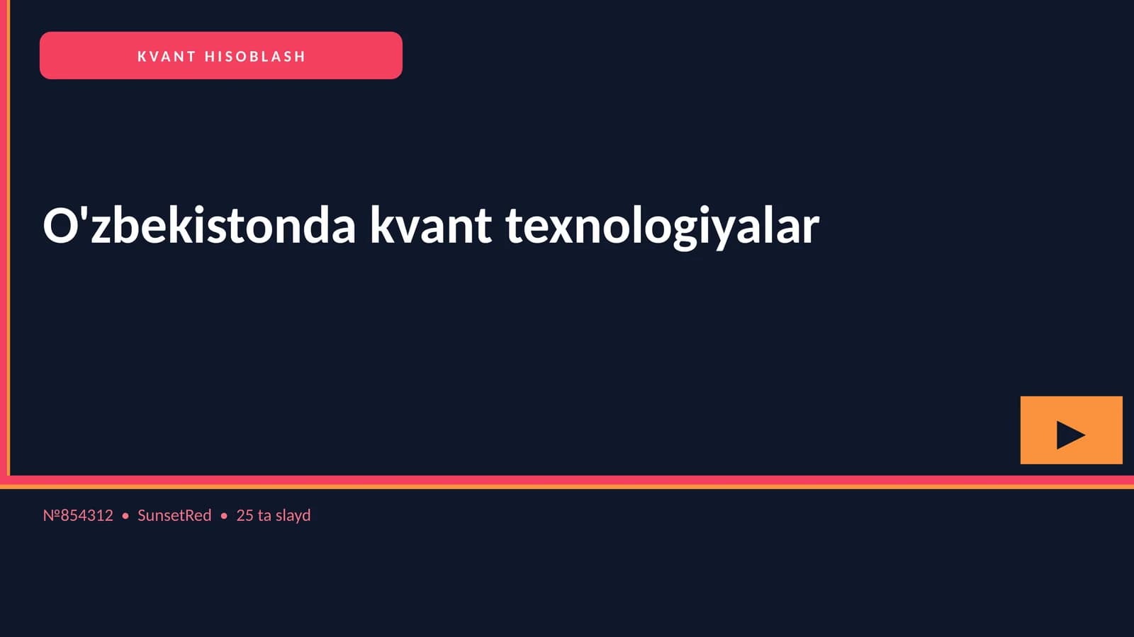 KVANT HISOBLASH