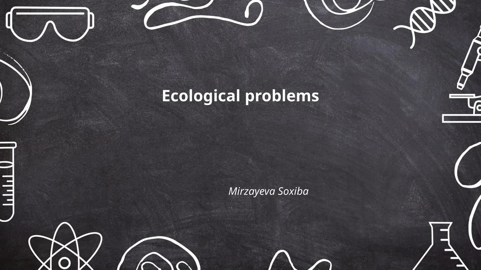 Ecological problems