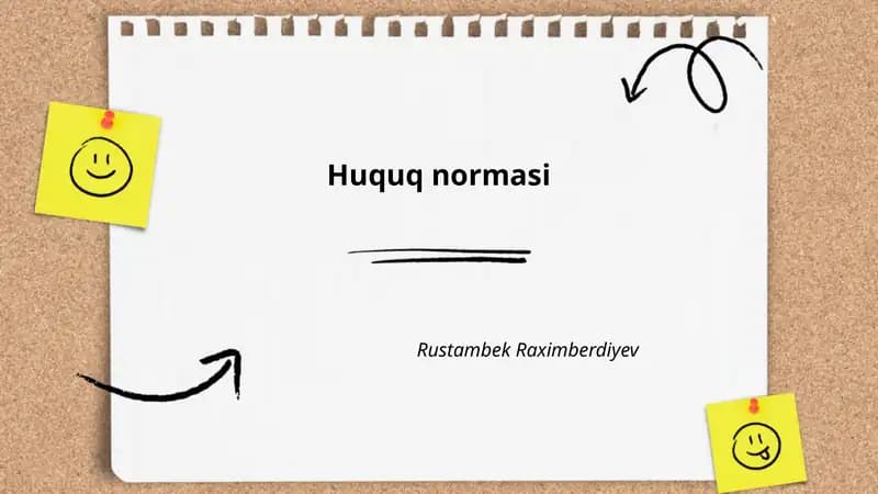 Huquq normasi