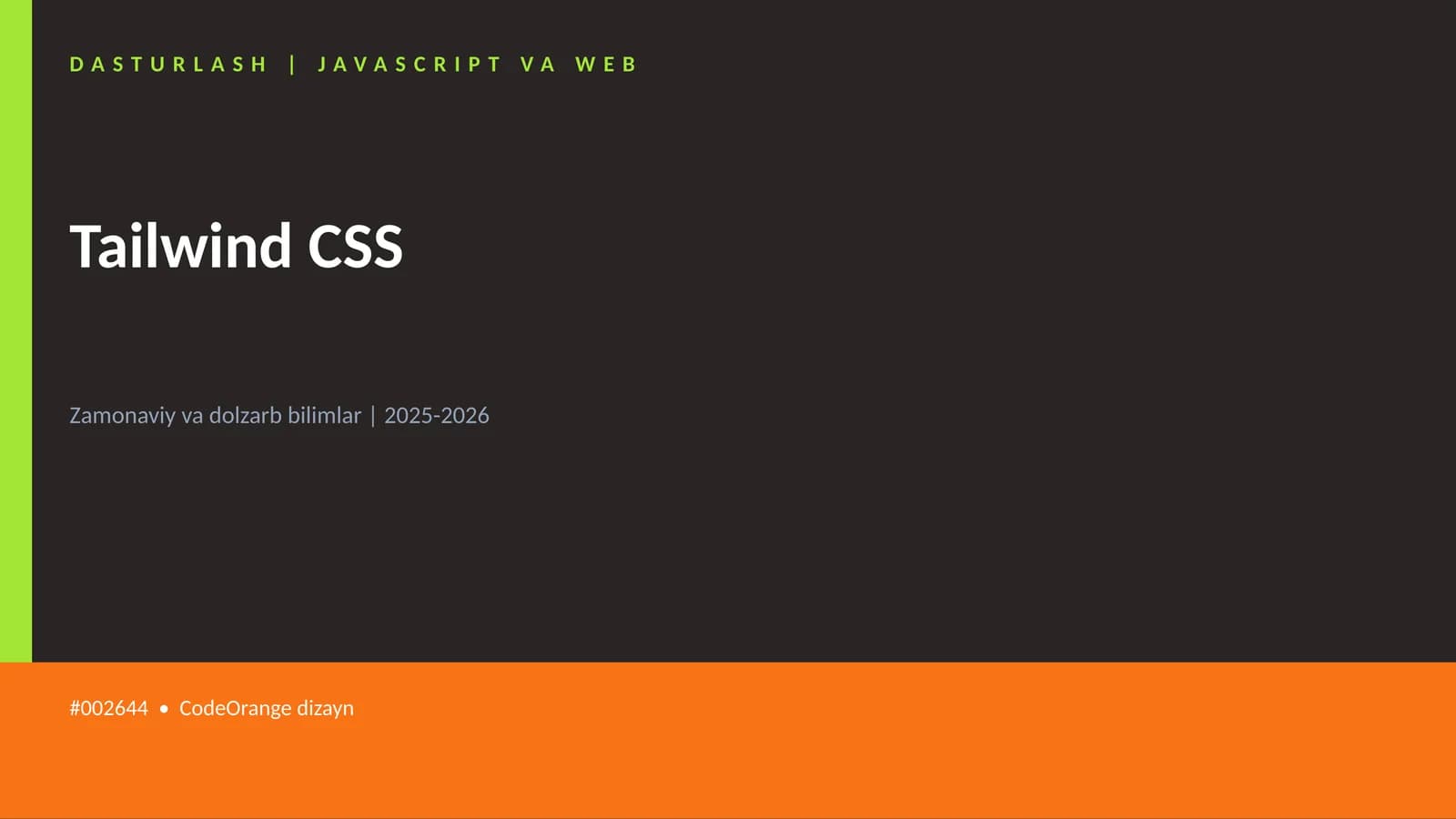 Tailwind CSS