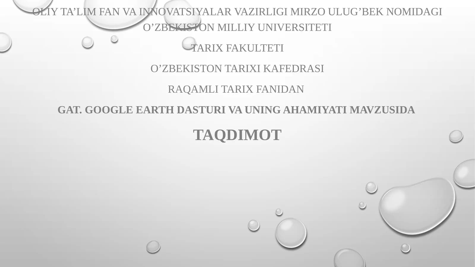 Google earth dasturi