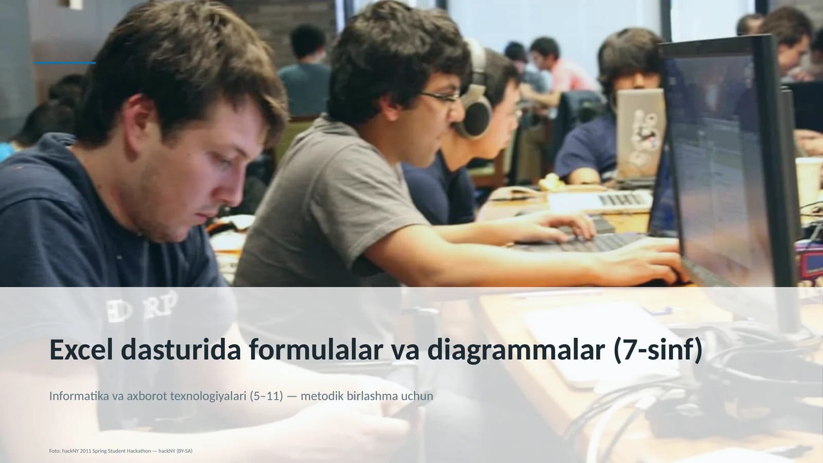 Excel dasturida formulalar va diagrammalar (7-sinf)