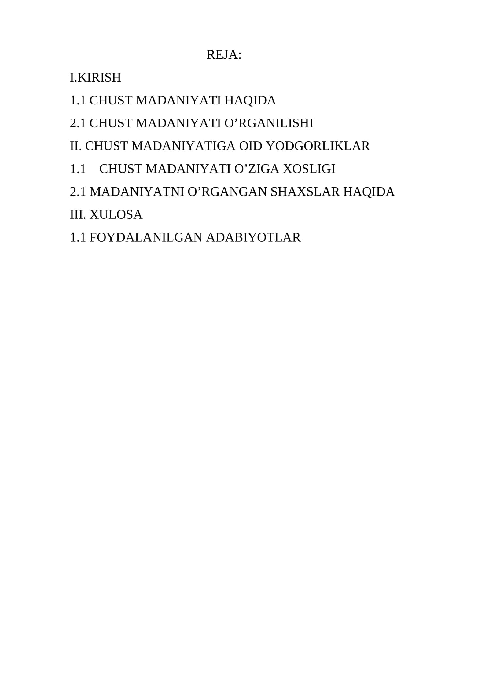 Chust madaniyati