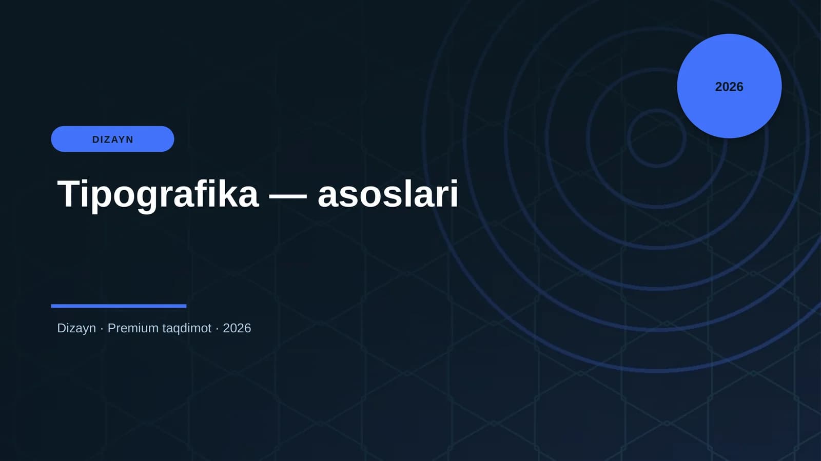 Tipografika - asoslari