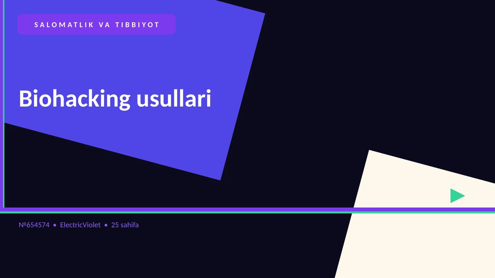Biohacking usullari