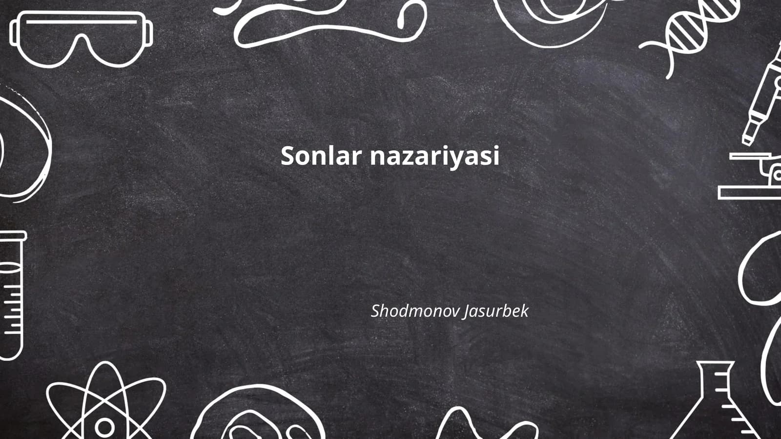 Sonlar nazariyasi