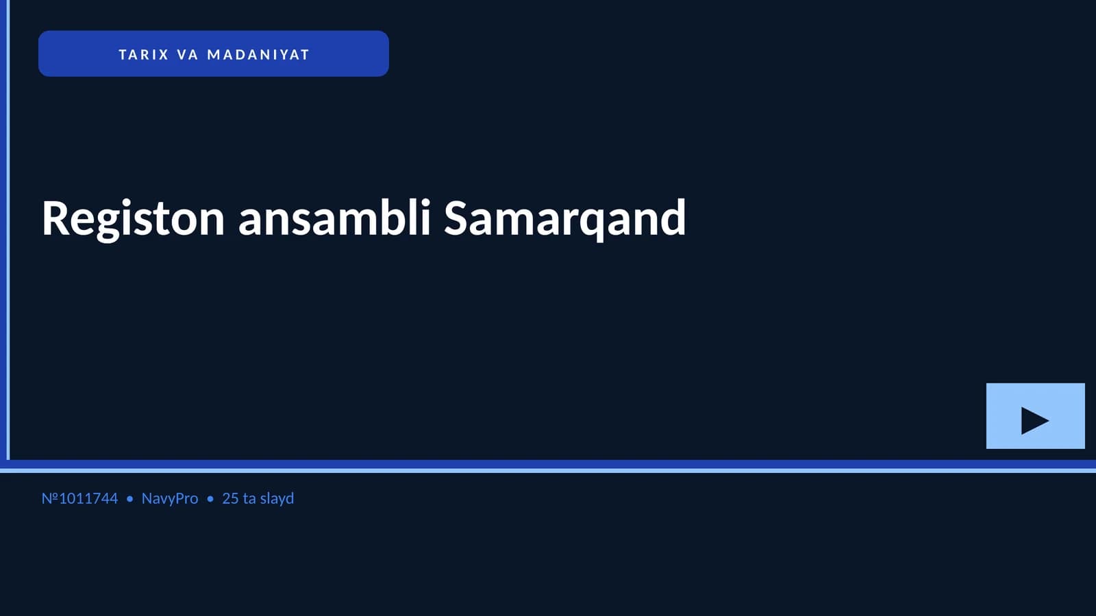 REGISTON ANSAMBLI SAMARQAND