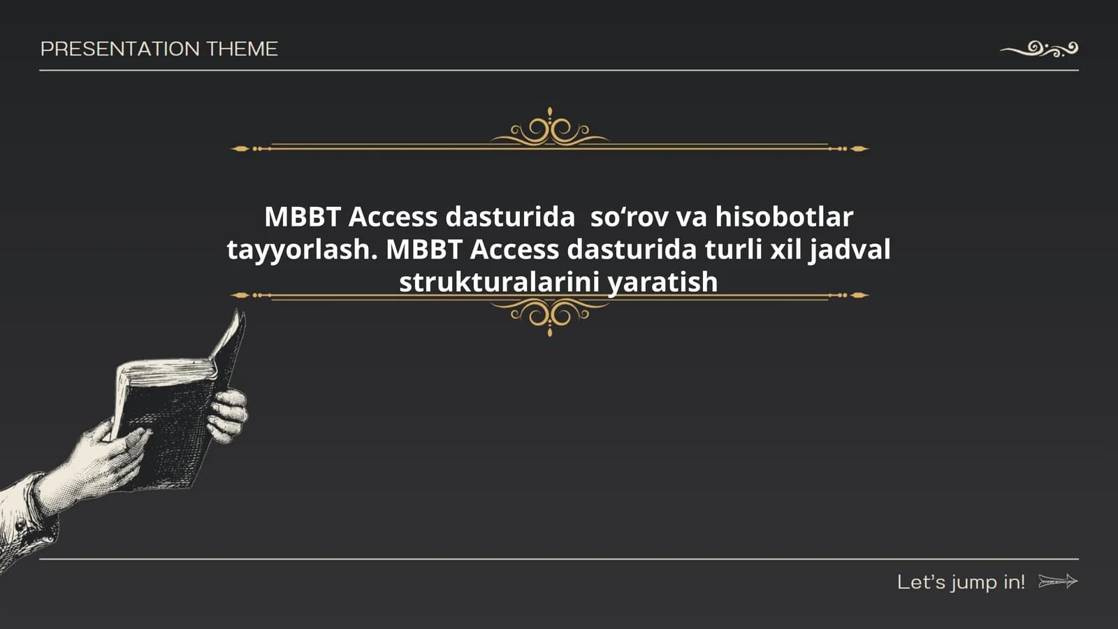MBBT Access dasturi