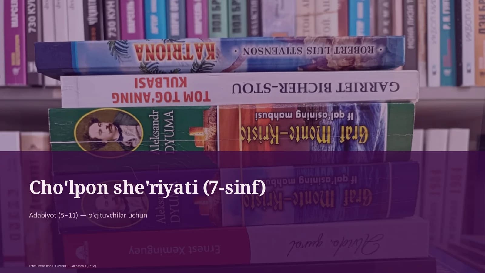 Cho'lpon she'riyati (7-sinf)