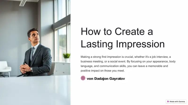 Communication Tools: Presentations