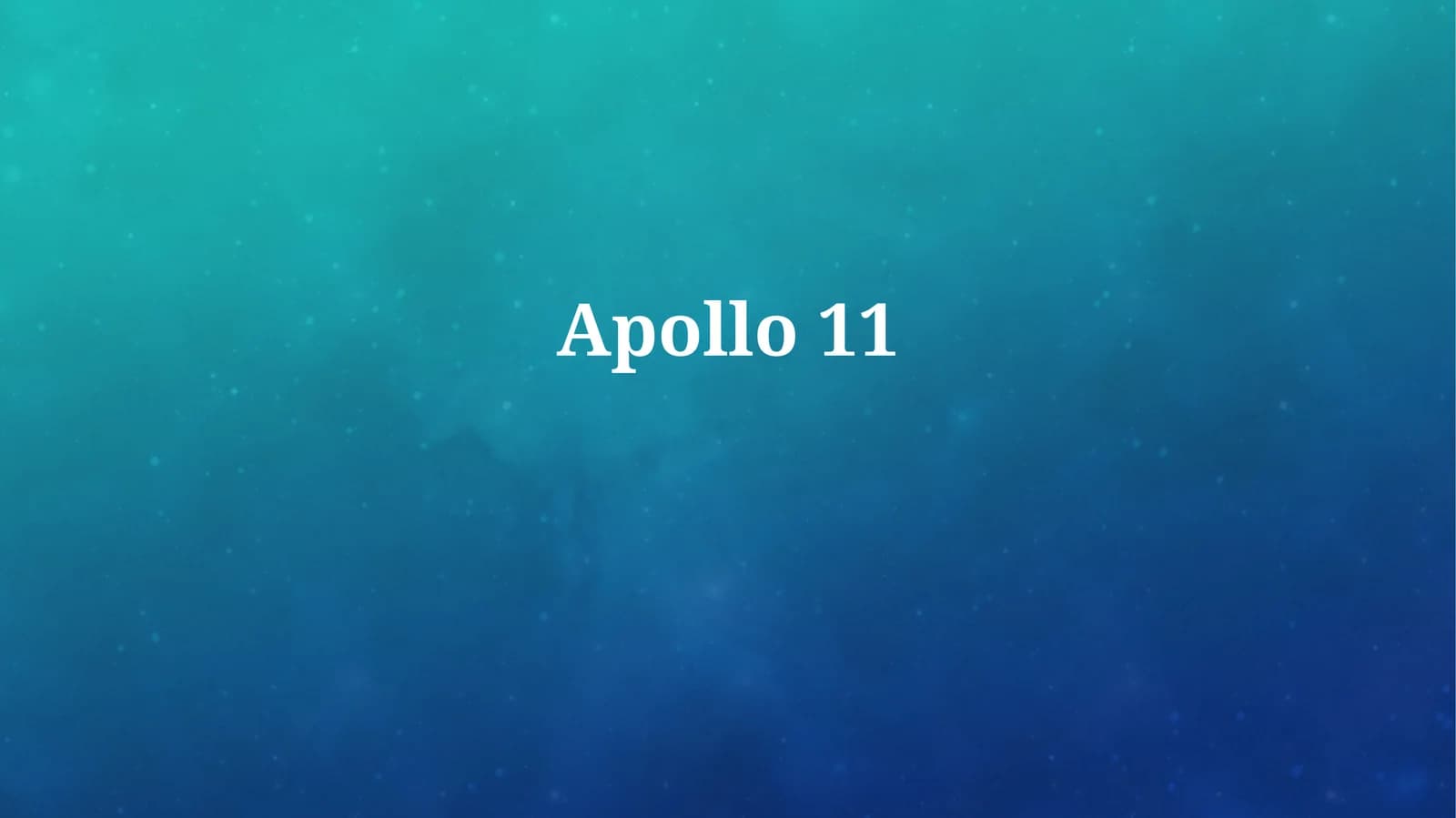 Apollo 11