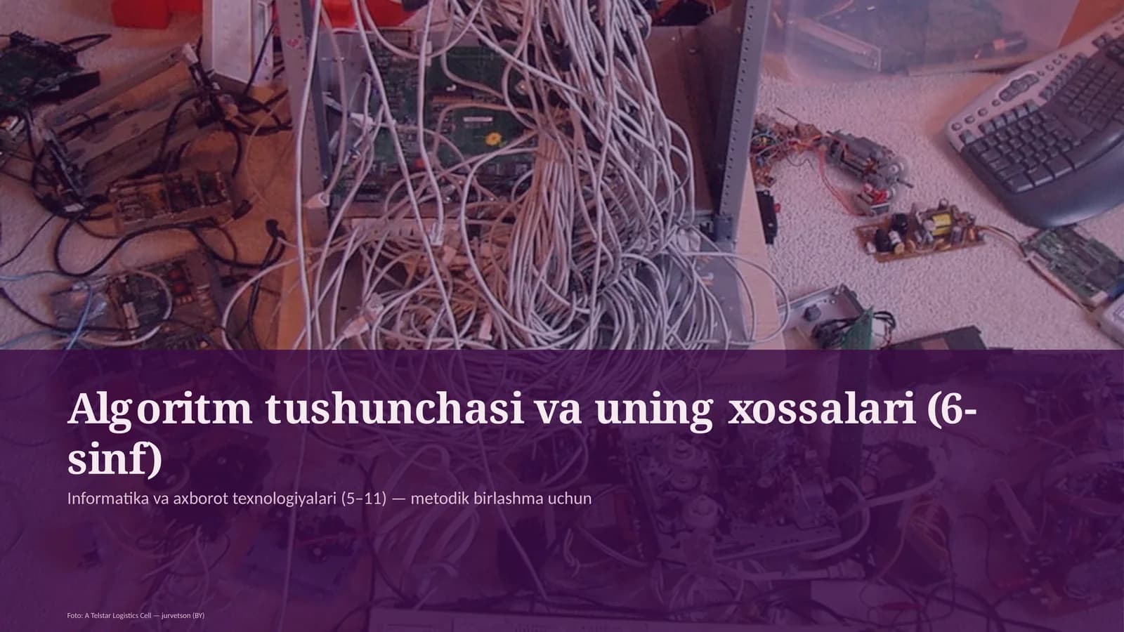 Algoritm tushunchasi va uning xossalari (6-sinf)