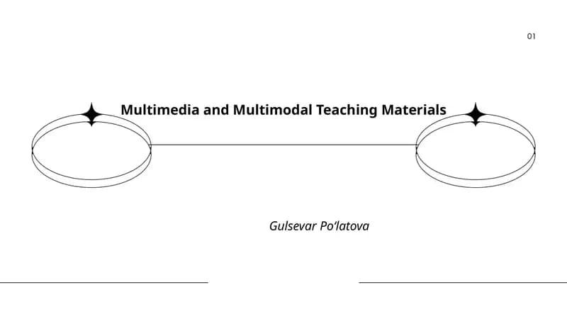 Multimedia and Multimodal Teaching Materials