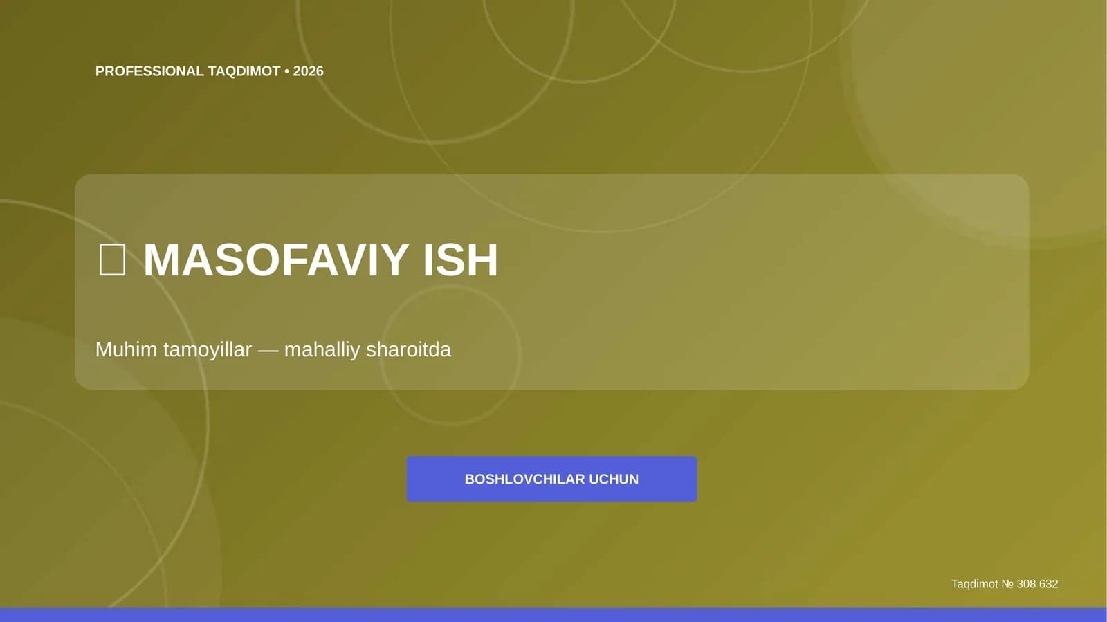 MASOFAVIY ISH