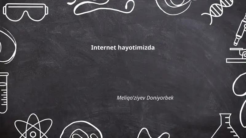 Internet hayotimizda