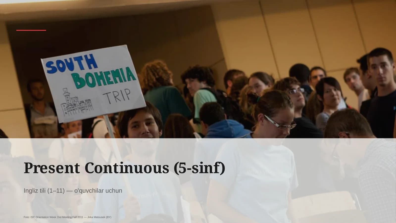 Present Continuous (5-sinf)