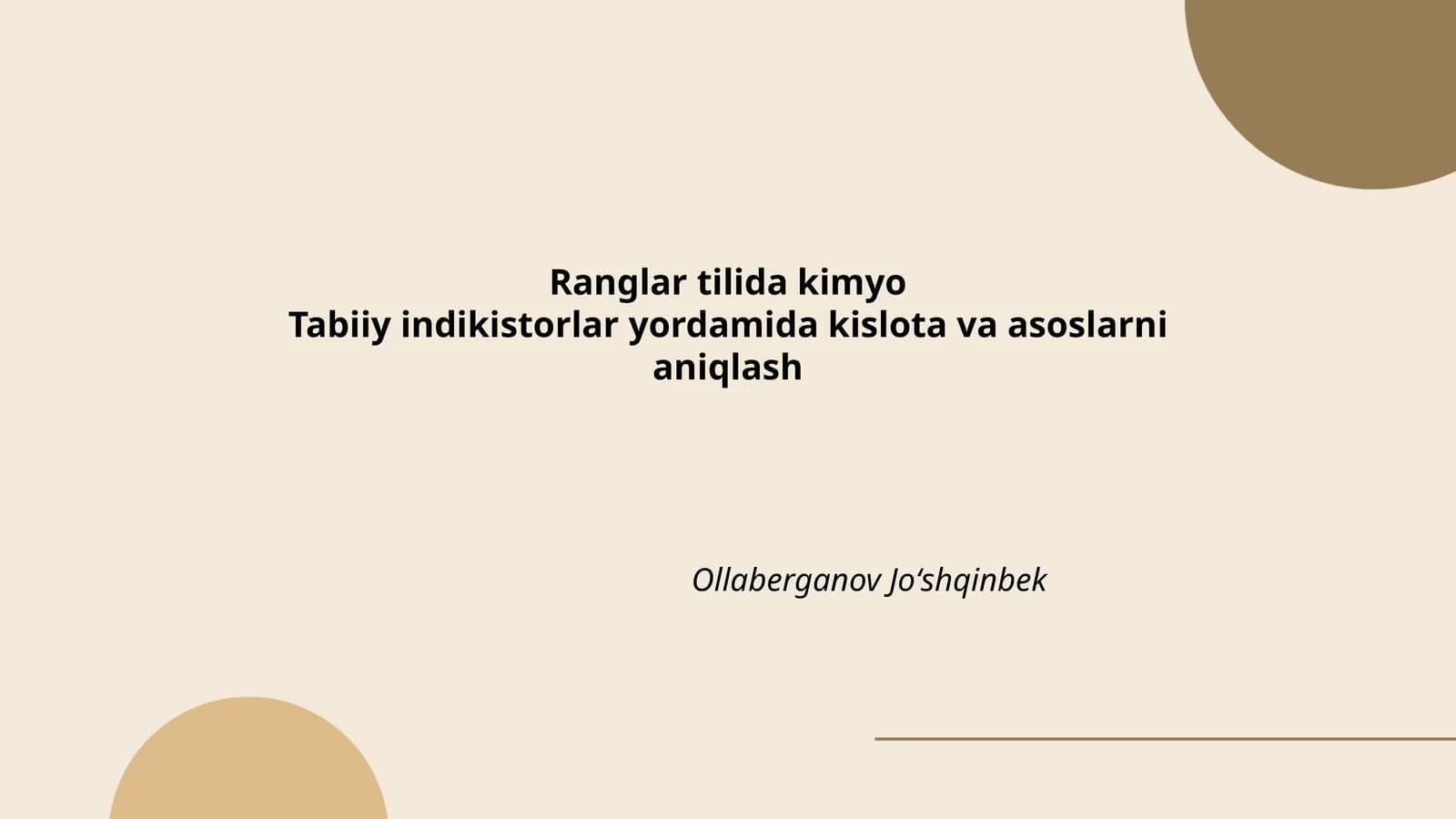 Ranglar tilida kimyo