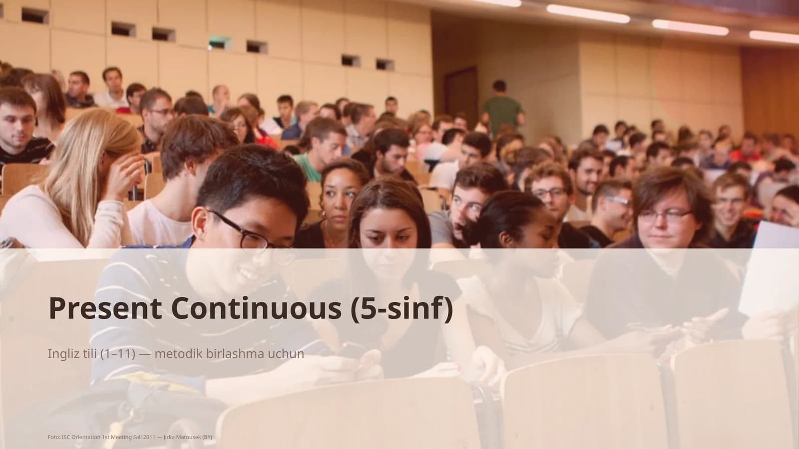 Present Continuous (5-sinf)