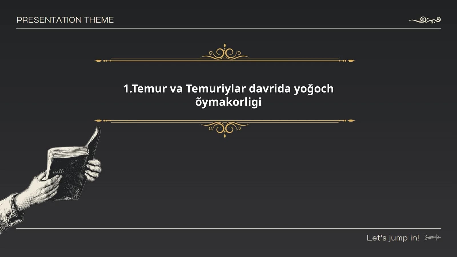 Temur va Temuriylar davrida yoğoch õymakorligi
