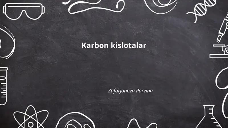 Karbon kislotalar