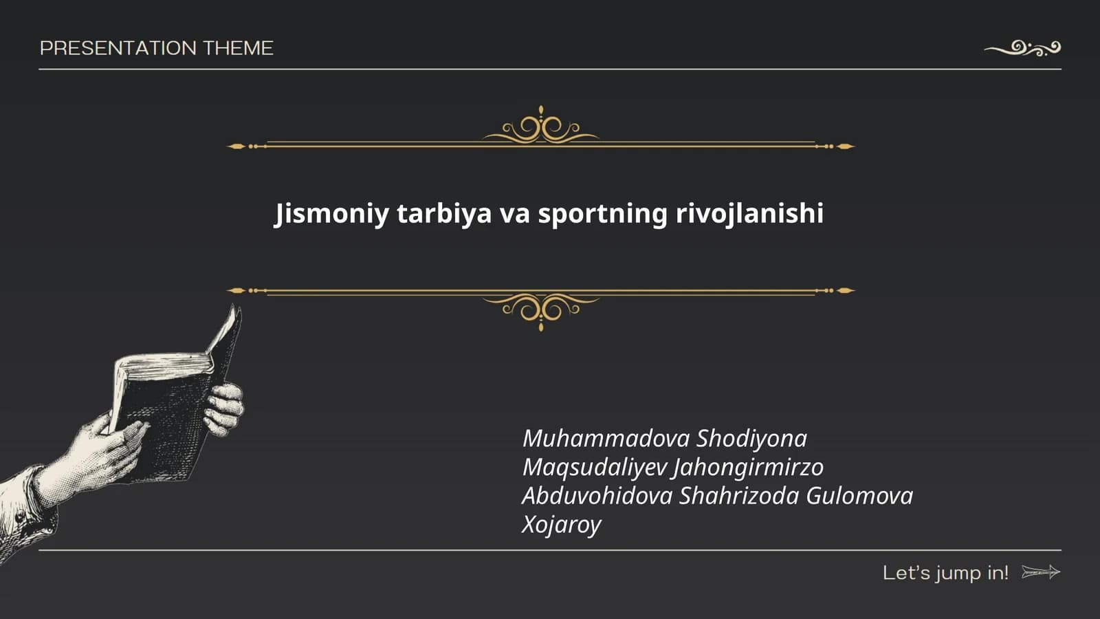 Jismoniy tarbiya va sportning rivojlanishi