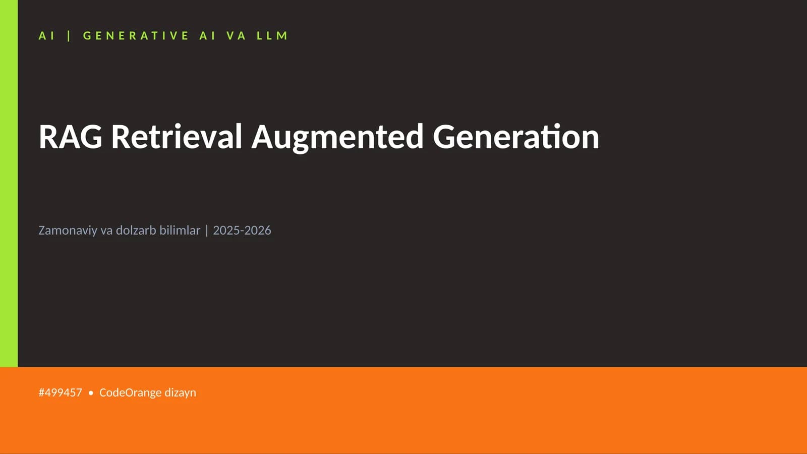 RAG Retrieval Augmented Generation