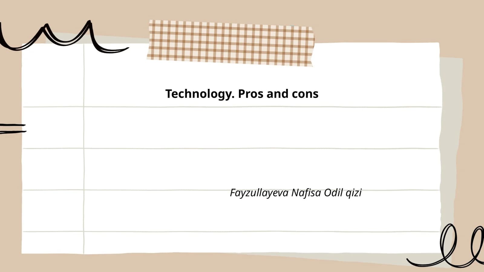 Technology. Pros and cons