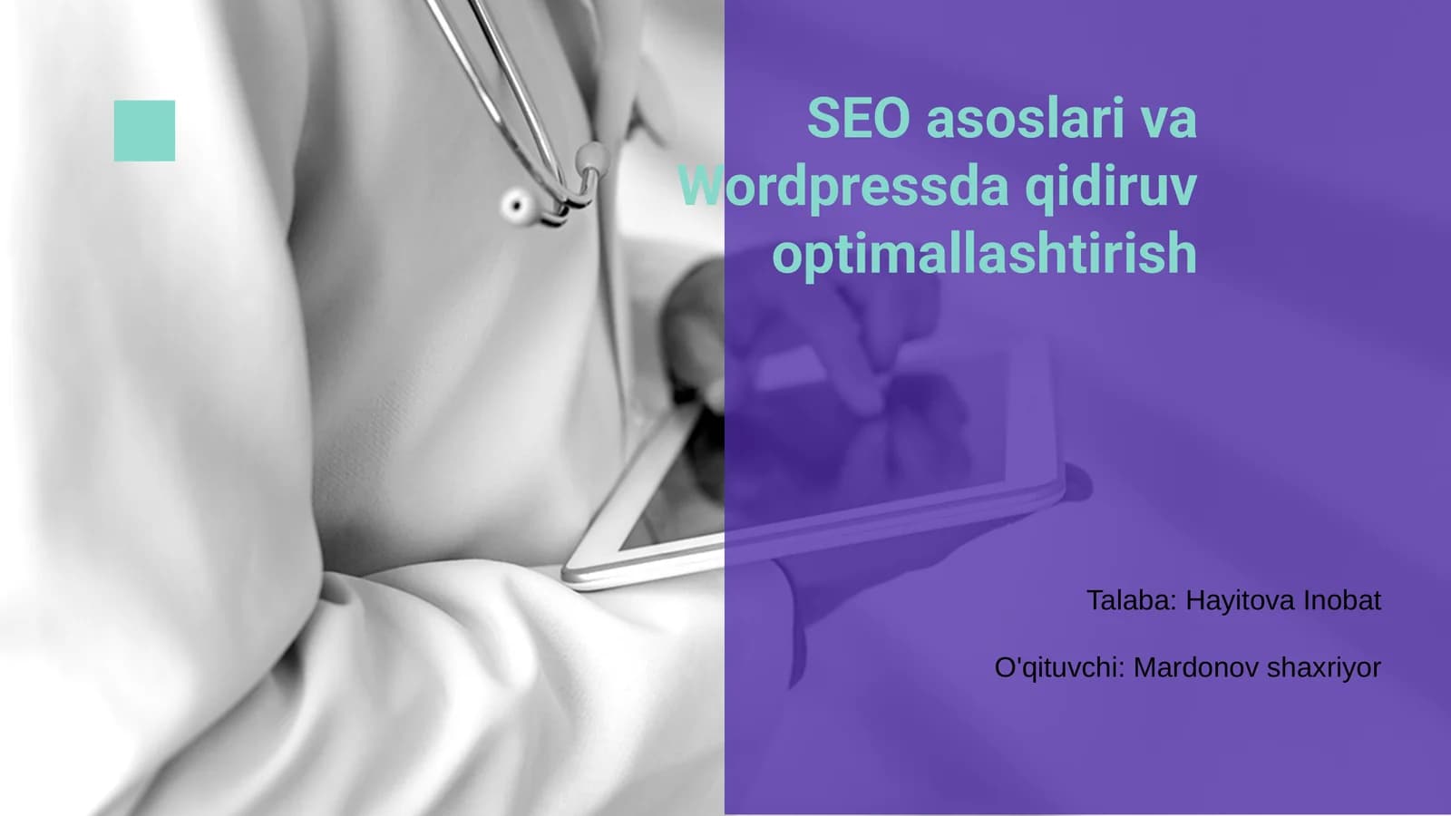 SEO asoslari va Wordpressda qidiruv optimallashtirish