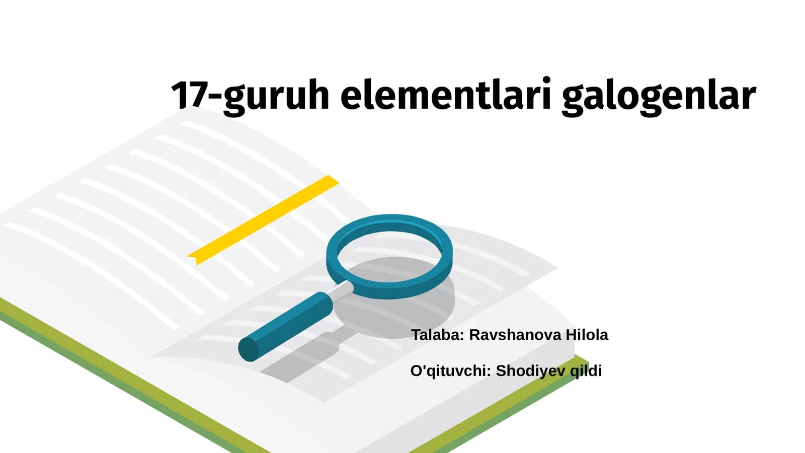 17-guruh elementlari galogenlar